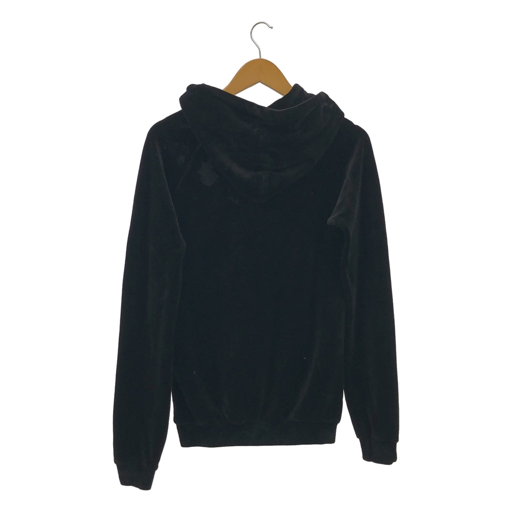 SAINT LAURENT PARIS / 생로랑 파리 | 벨루어 데미지 가공 후디 | XS | 블랙 | 여성