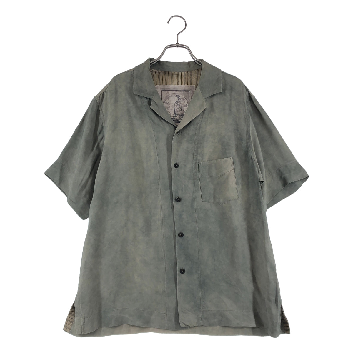 ziggy chen / ジギーチェン | 2024SS | CLASSIC SHORT SLEEVE SHIRT / オーバーシルエット オープンカラー シャツ | 44 | メンズ