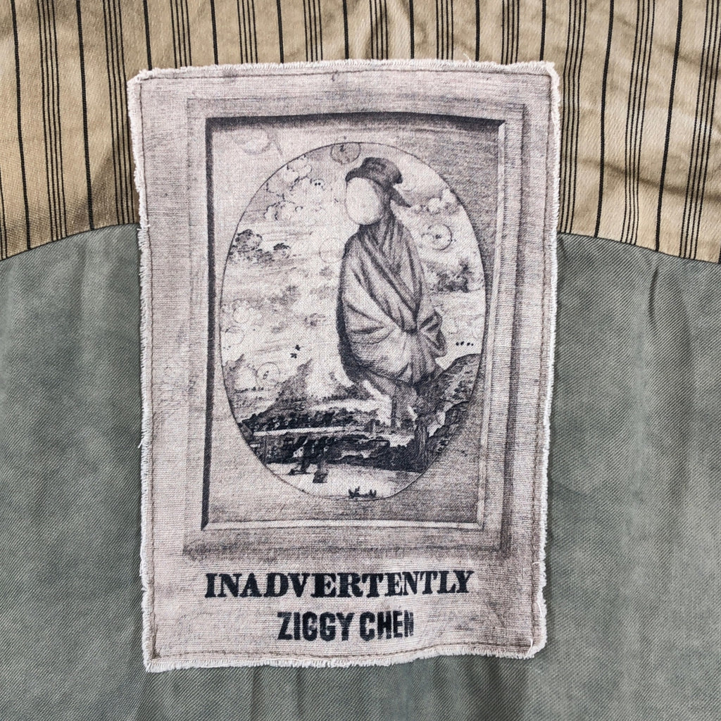 Ziggy Chen | 2024春夏 | 經典短袖襯衫 | 寬鬆領襯衫 | 尺寸44 | 男士