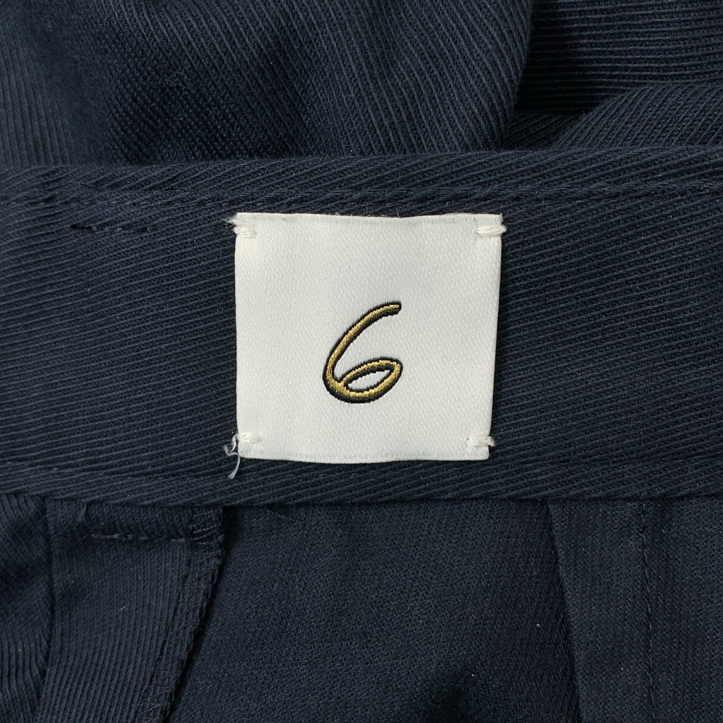 6(ROKU) / ロク | 2タック ワイド スラックス パンツ | 32 | レディース