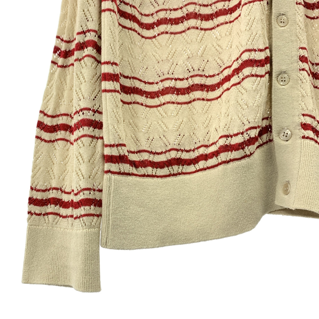 ALLEGE / アレッジ | 2023SS | openwark border cardigan ボーダー ニット カーディガン シャツ | 4 | メンズ