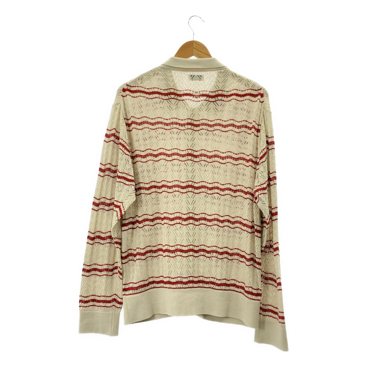 ALLEGE / アレッジ | 2023SS | openwark border cardigan ボーダー ニット カーディガン シャツ | 4 | メンズ