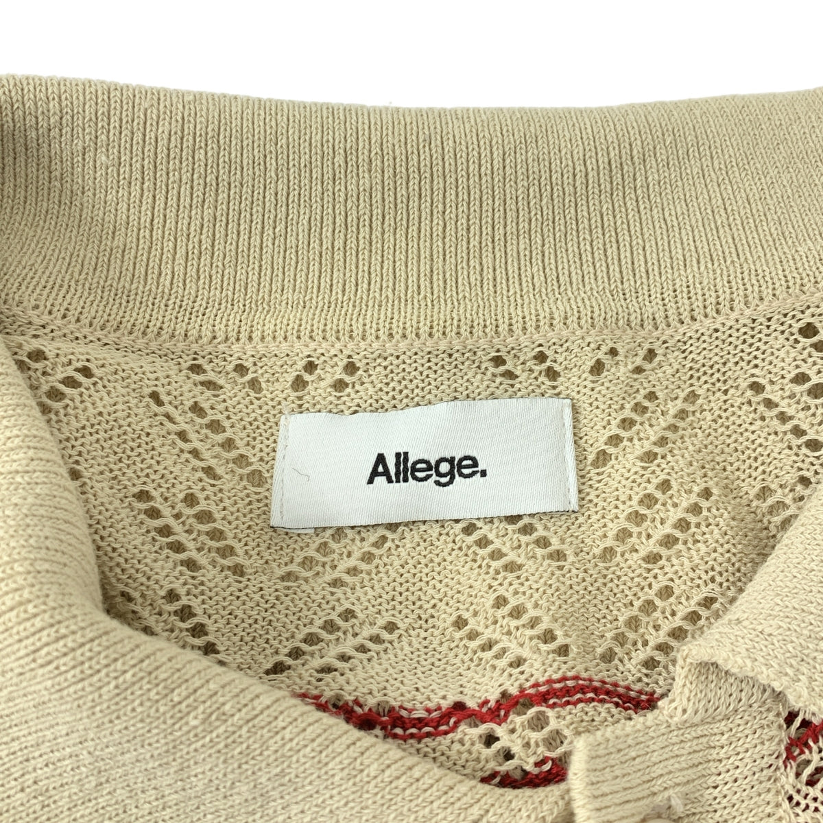 ALLEGE / アレッジ | 2023SS | openwark border cardigan ボーダー ニット カーディガン シャツ | 4 | メンズ