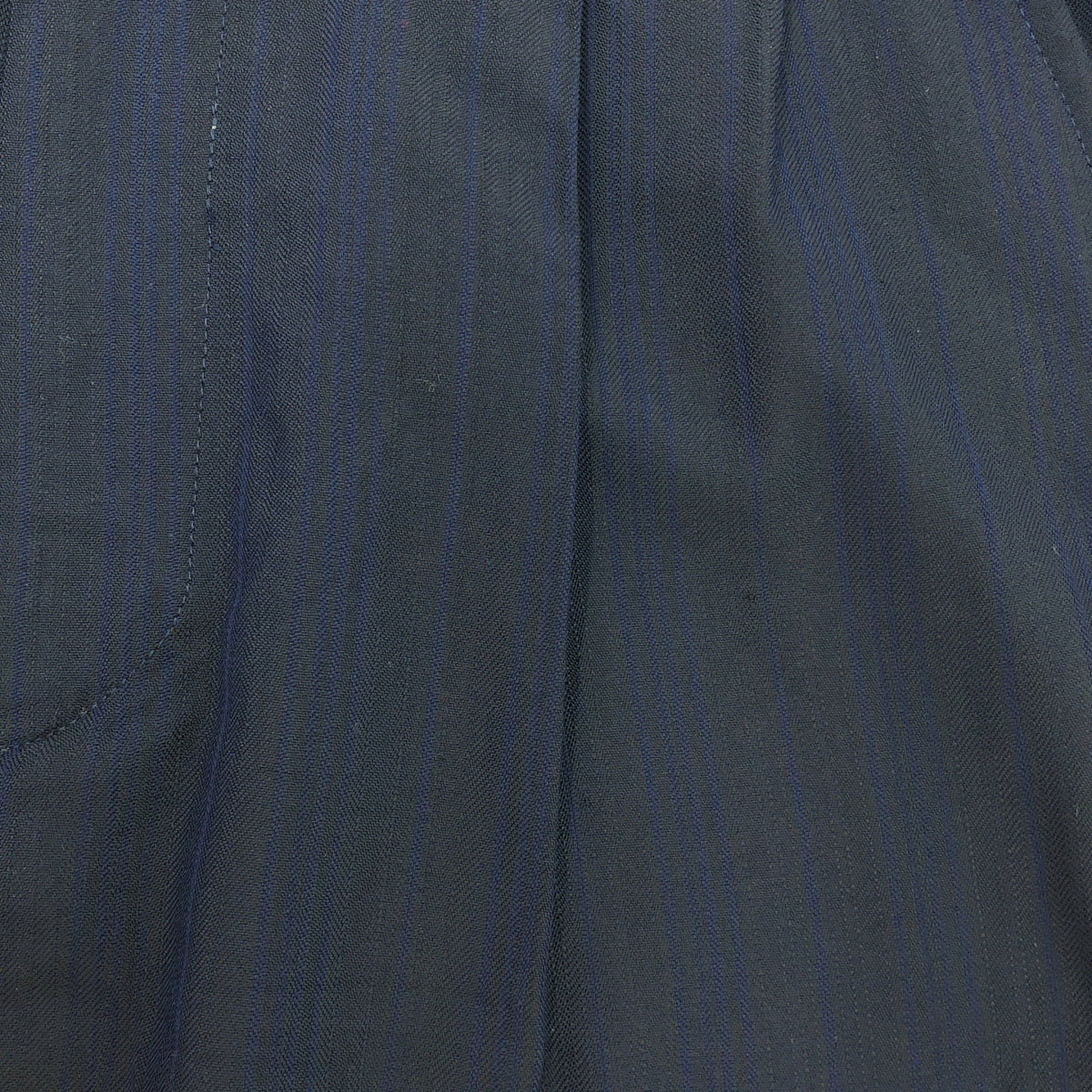 Y's / ワイズヨウジヤマモト | 1996SS | ストライプ ウール ロング スカート | ネイビー | レディース