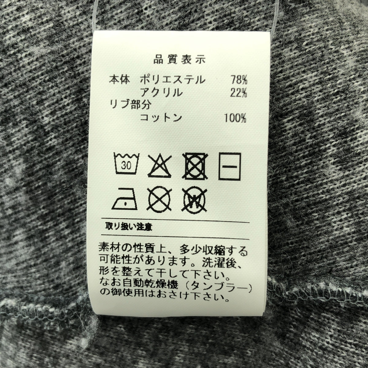 DESCENDANT / ディセンダント | ボア オーバーシルエット ロゴ クルーネック スウェット | 4 | メンズ