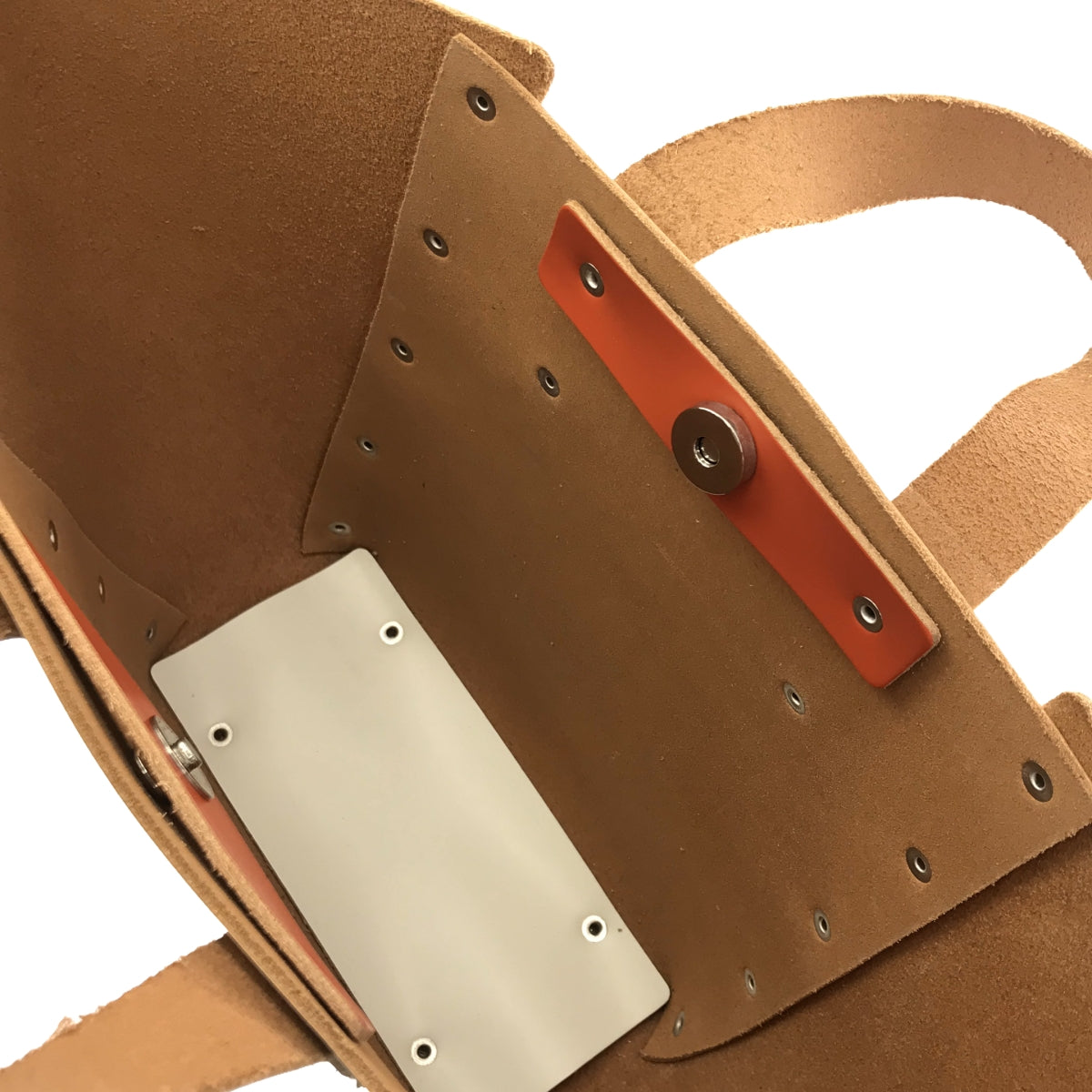 Hender scheme | your choice /// assemble hand bag wide | orange/white/brown | women's