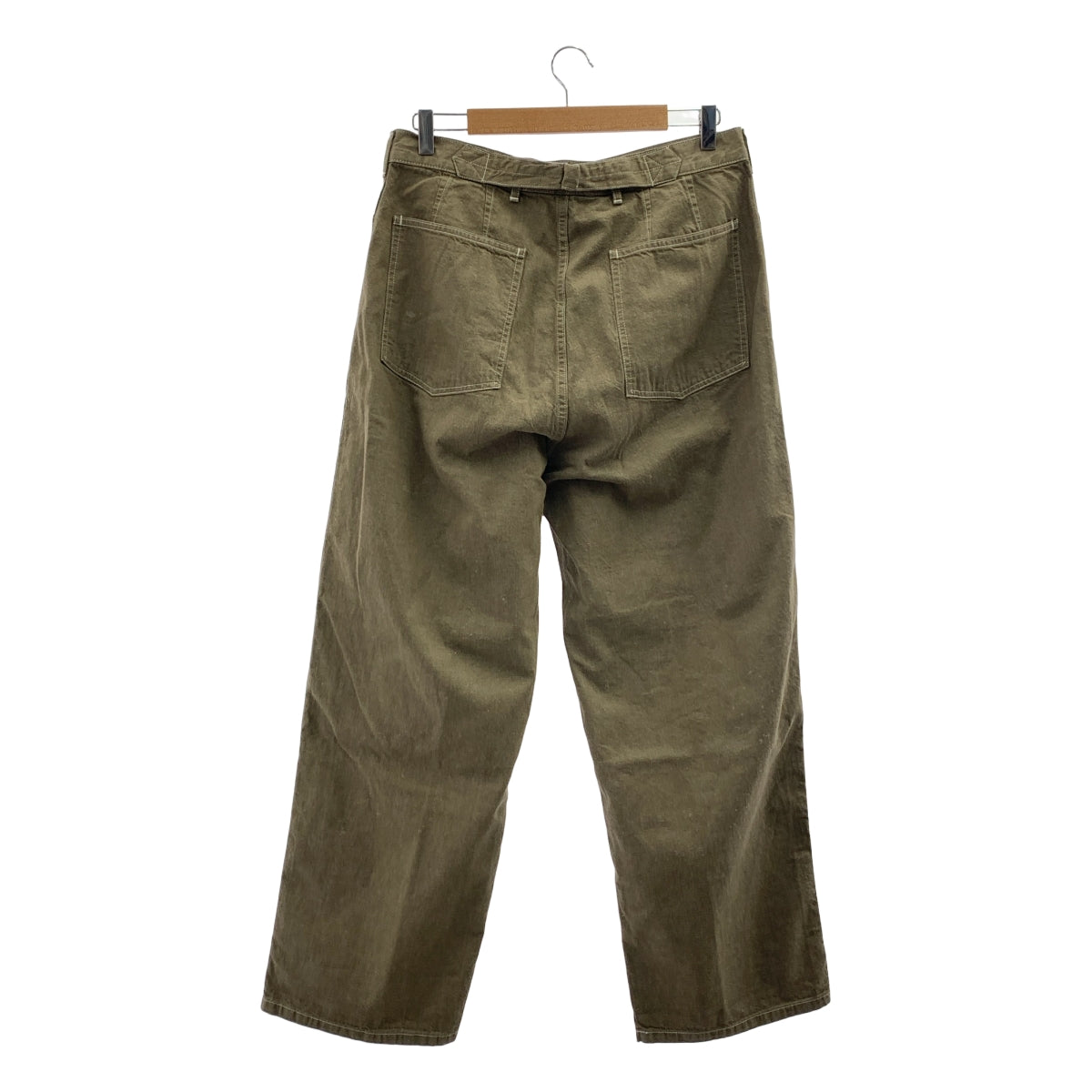 MAATEE &amp; SONS / 마티 &amp; 샌즈 | MILITARY DENIM 밀리터리 데님 팬츠 | 3 | 카키 | 남성