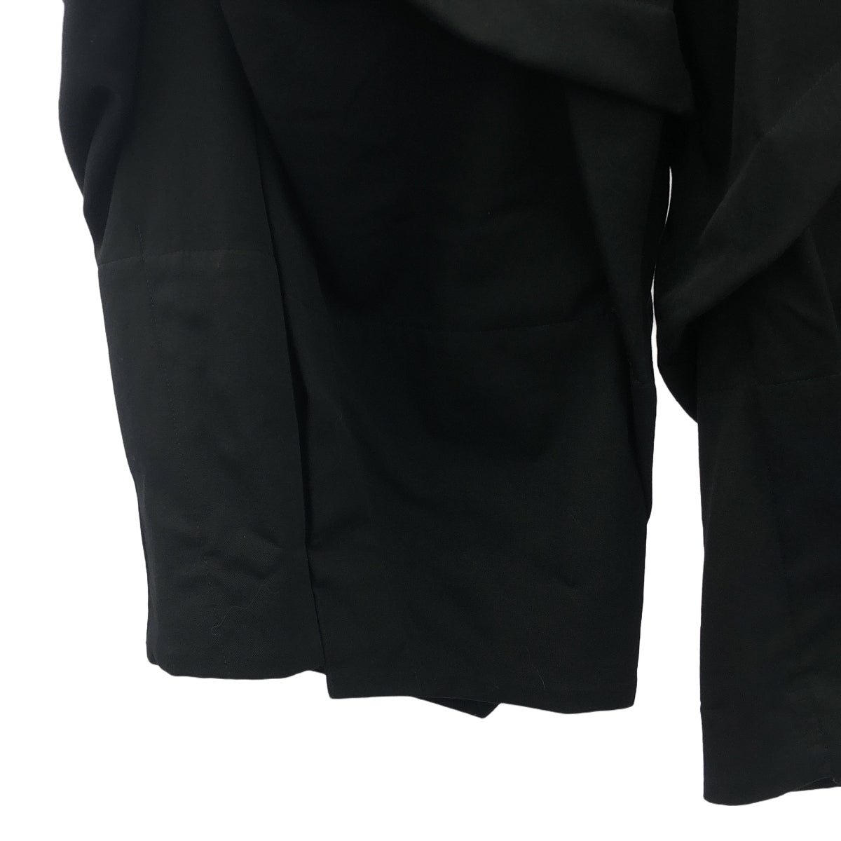 YOHJI YAMAMOTO POUR HOMME / 요우지야마모토풀 옴므 | 2023SS | 울 개버진 랜덤 택 와이드 팬츠 | 2 | 남성