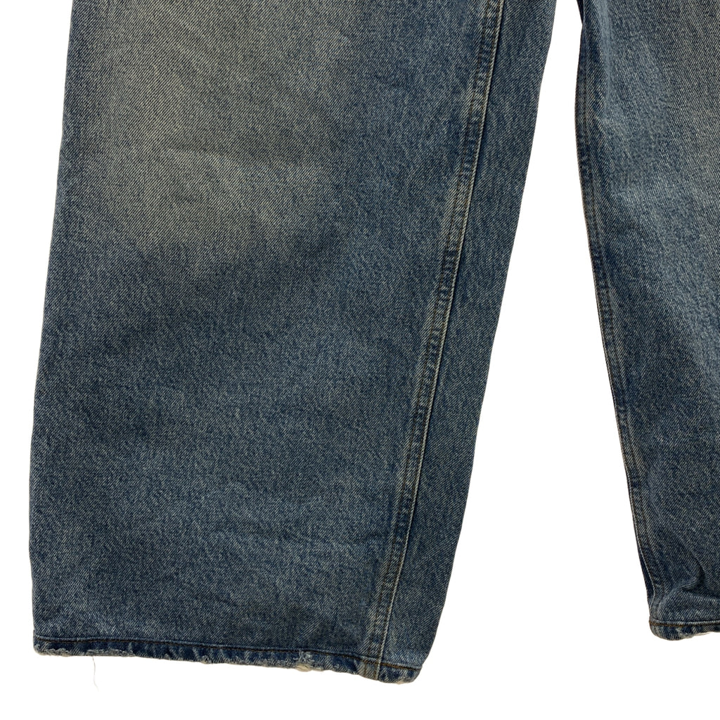 AP STUDIO / エーピーストゥディオ | 2024AW | AGOLDE LOW SLUNG BAGGY IN LIBERTINE / ダメージ加工 デニム ワイドパンツ | インディゴ | レディース