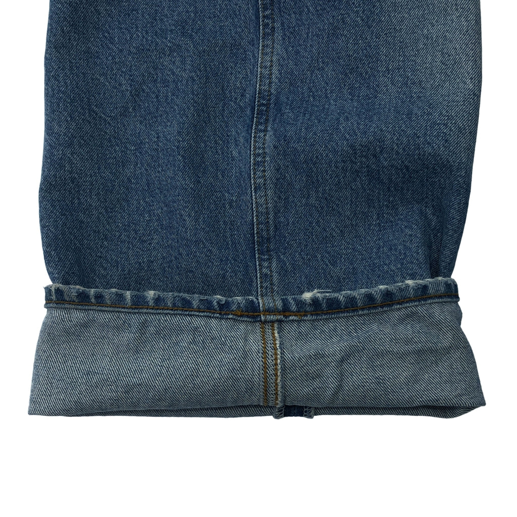 AP STUDIO / エーピーストゥディオ | 2024AW | AGOLDE LOW SLUNG BAGGY IN LIBERTINE / ダメージ加工 デニム ワイドパンツ | インディゴ | レディース