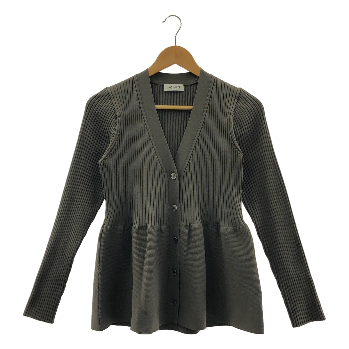 SALON adam et rope' | 聚酯羅紋針織開襟衫 | F碼 | 女款