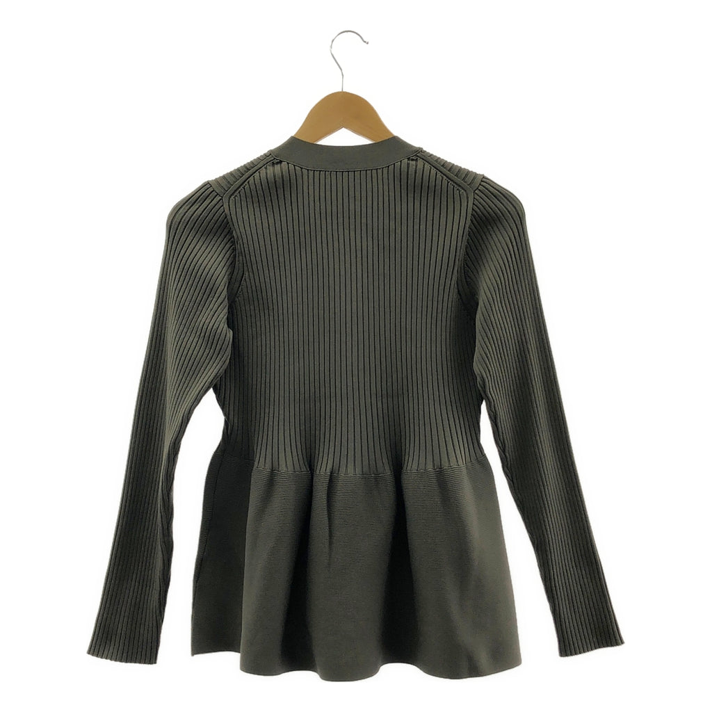 SALON adam et rope' | 聚酯羅紋針織開襟衫 | F碼 | 女款