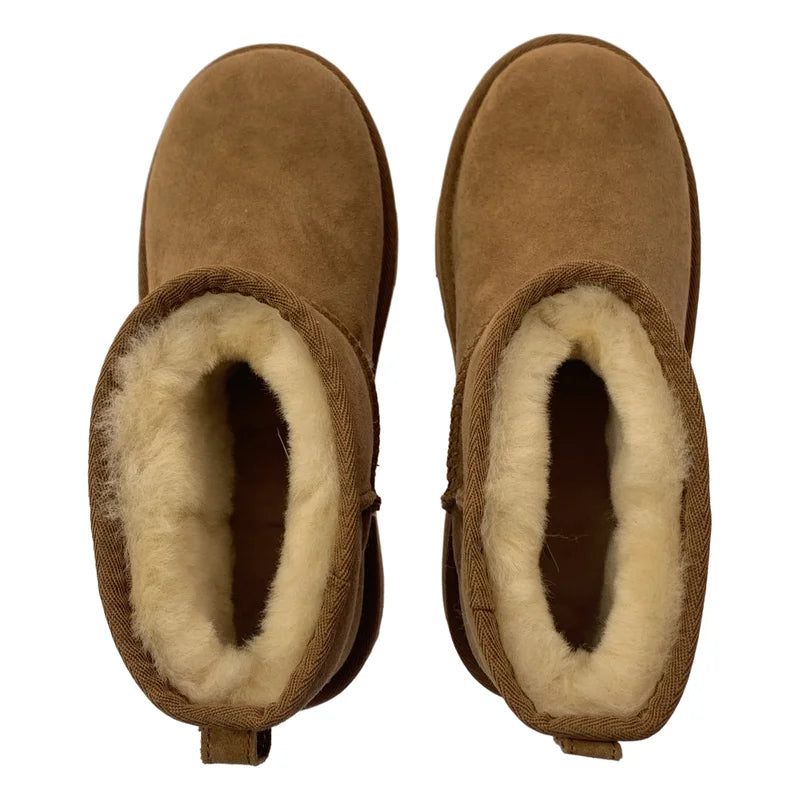 UGG / アグ | KIDS‘ CLASSIC MINI 2 / クラシック ミニ スエード ムートン ブーツ | 22.5 | レディース