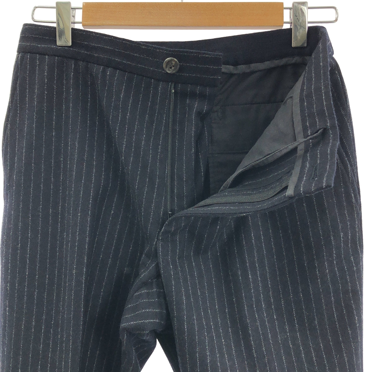 RAINMAKER / 레인 메이커 | 울 캐시미어 스트라이프 조거 팬츠 | 44 | 남성