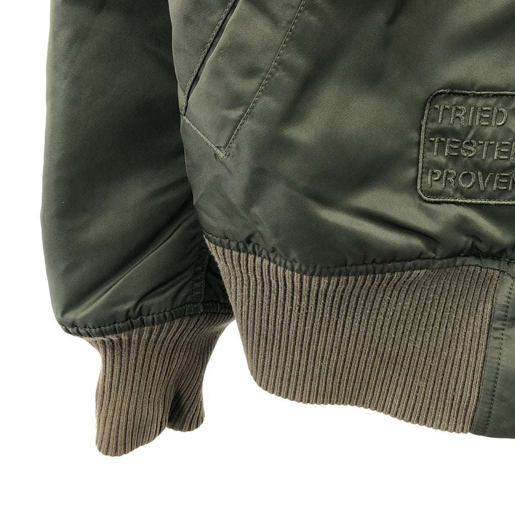 ALPHA INDUSTRIES | 刺繡貼片連帽 MA-1 飛行夾克 | L 碼 | 男款