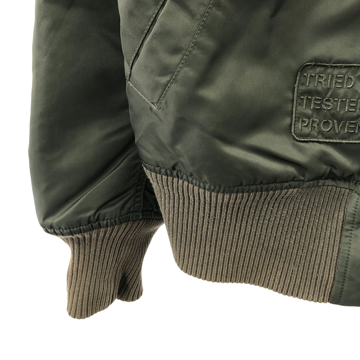 ALPHA INDUSTRIES | 刺繡貼片連帽 MA-1 飛行夾克 | L 碼 | 男款