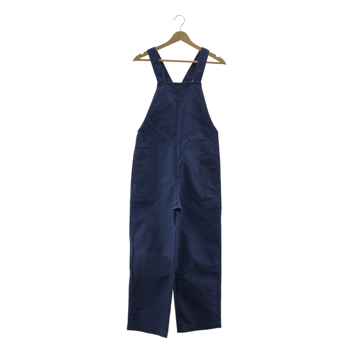 steven alan / スティーブンアラン | COTTON MOLESKIN SALOPETTE コットン モールスキン サロペット オーバーオール | S | ネイビー | レディース