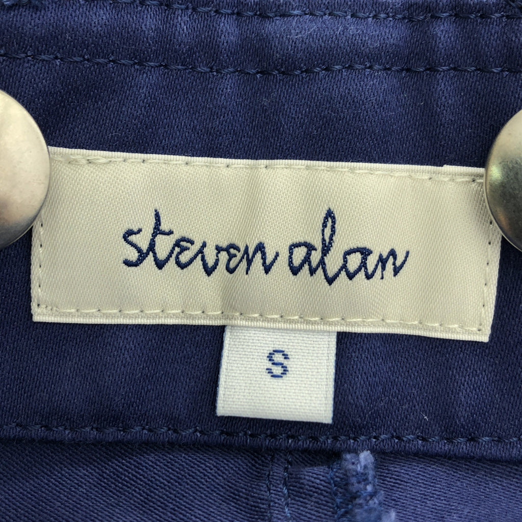 steven alan / スティーブンアラン | COTTON MOLESKIN SALOPETTE コットン モールスキン サロペット オーバーオール | S | ネイビー | レディース