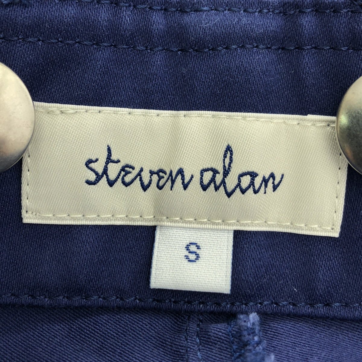 steven alan / スティーブンアラン | COTTON MOLESKIN SALOPETTE コットン モールスキン サロペット オーバーオール | S | ネイビー | レディース