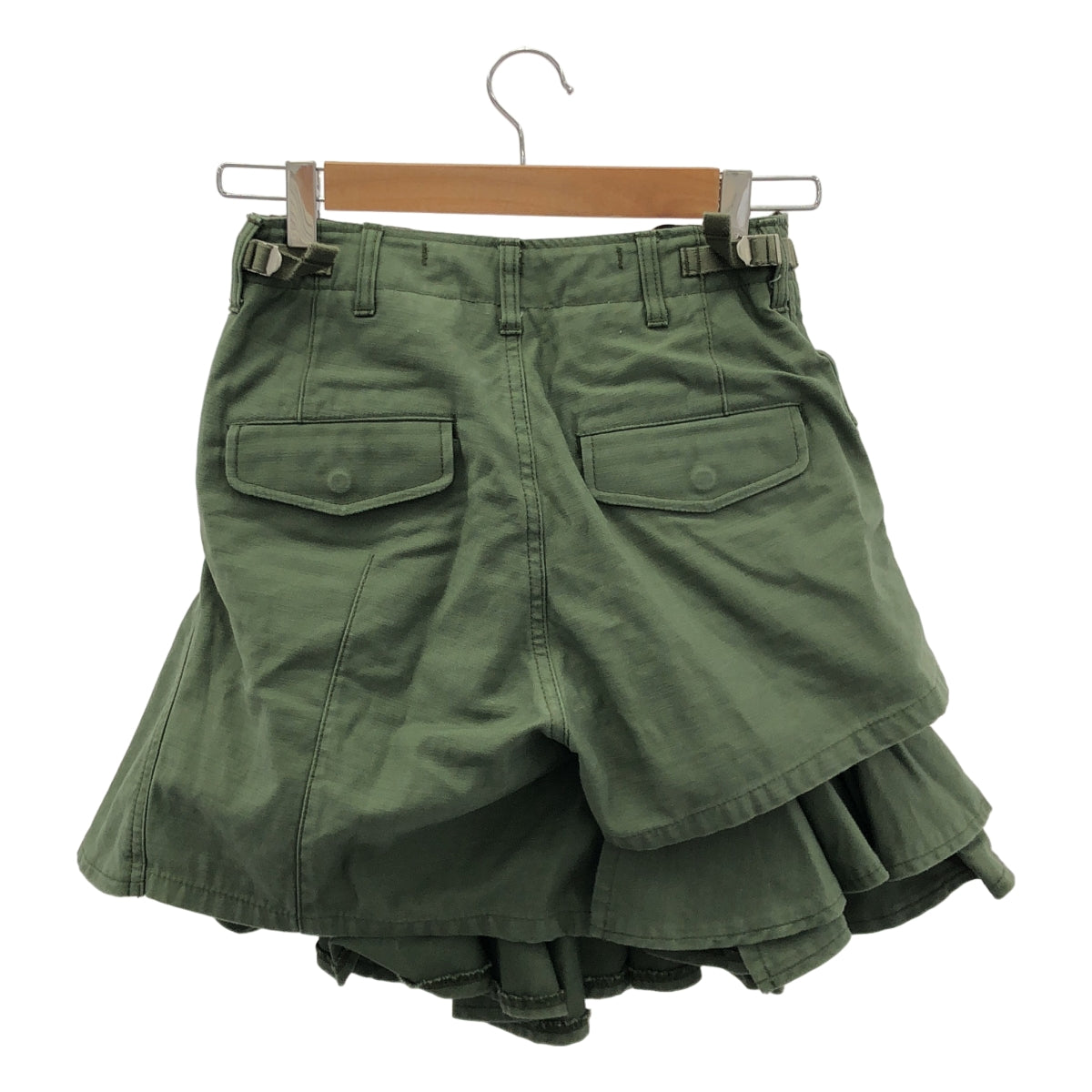 JUNYA WATANABE COMME des GARCONS / 준야와타나베 | 2010AW | 변형 비대칭 M-65 리메이크 밀리터리 스커트 | XS |