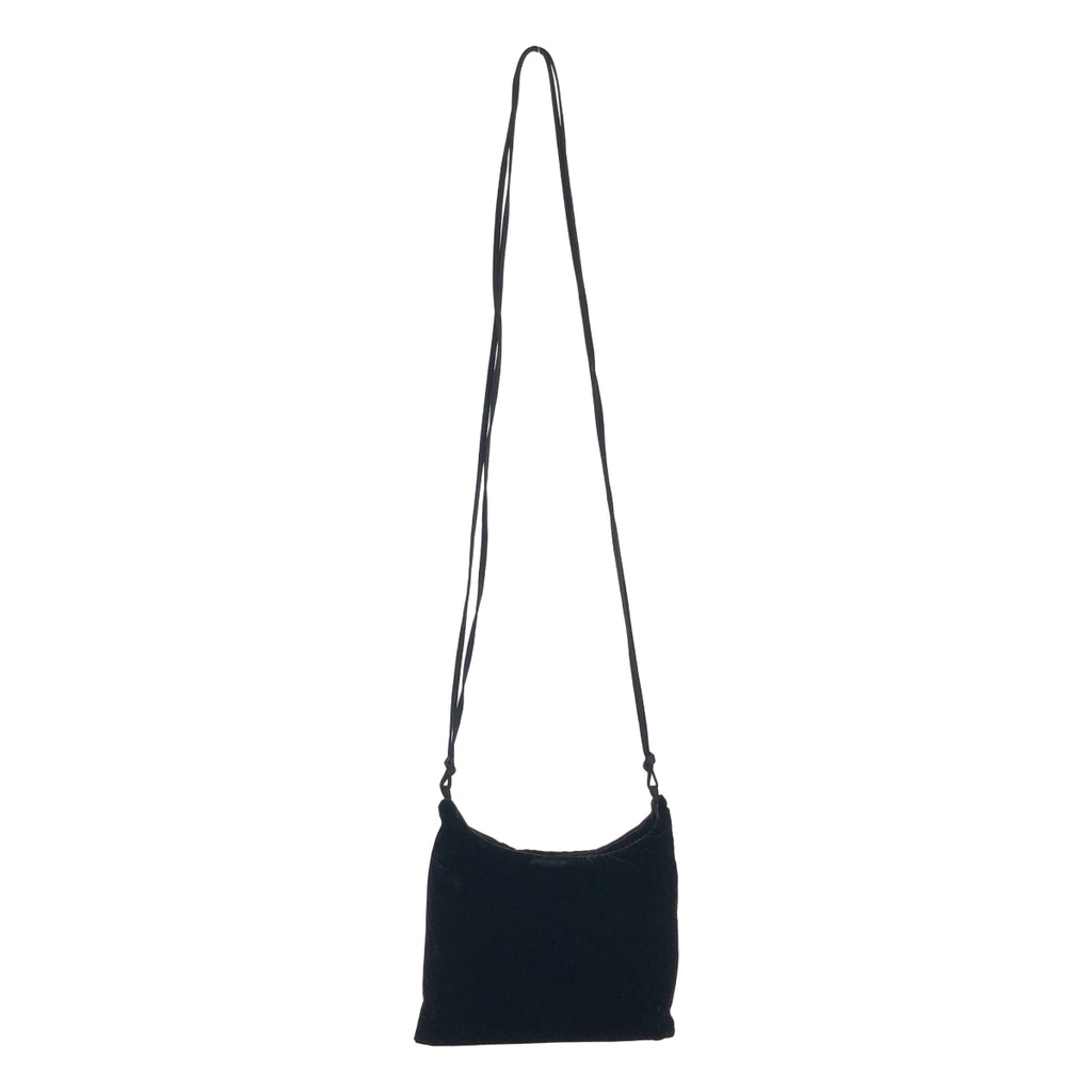 PRADA / プラダ | ベルベット ベロア ショルダーバッグ / B8663 | ブラック | レディース