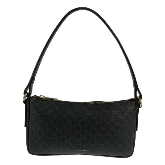 ANINE BING | 2022AW | Monogram Logo Print Handbag | Black | Women's