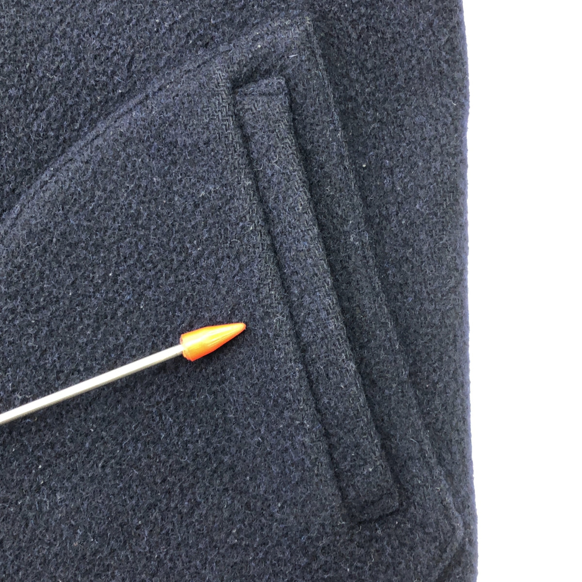 DANTON / 丹頓 | 無領羊毛大衣 | 36 | 藏青色 | 女款