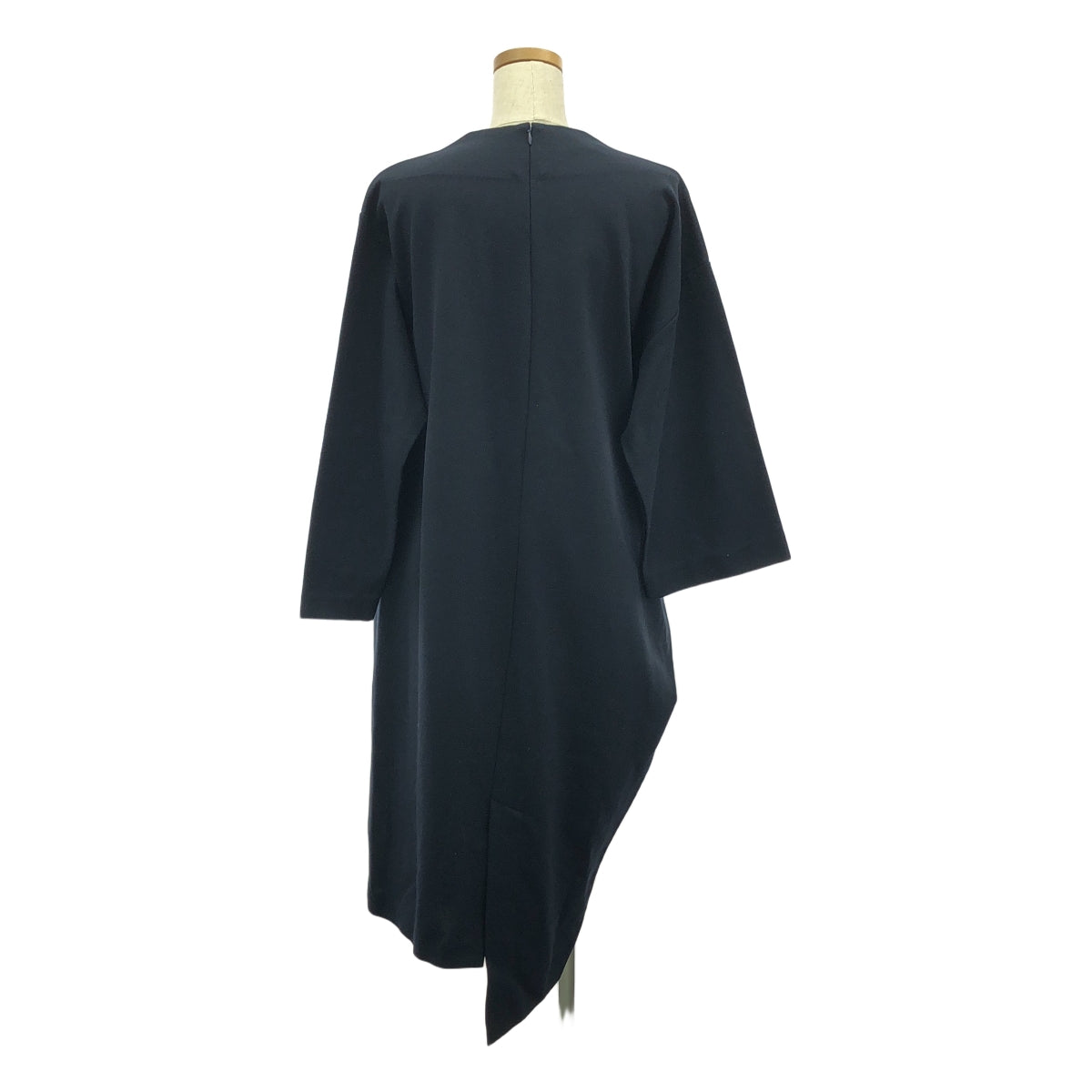 [狀況良好] ENFOLD | 不對稱船領連身裙 | 36碼 | 海軍藍 | 女款