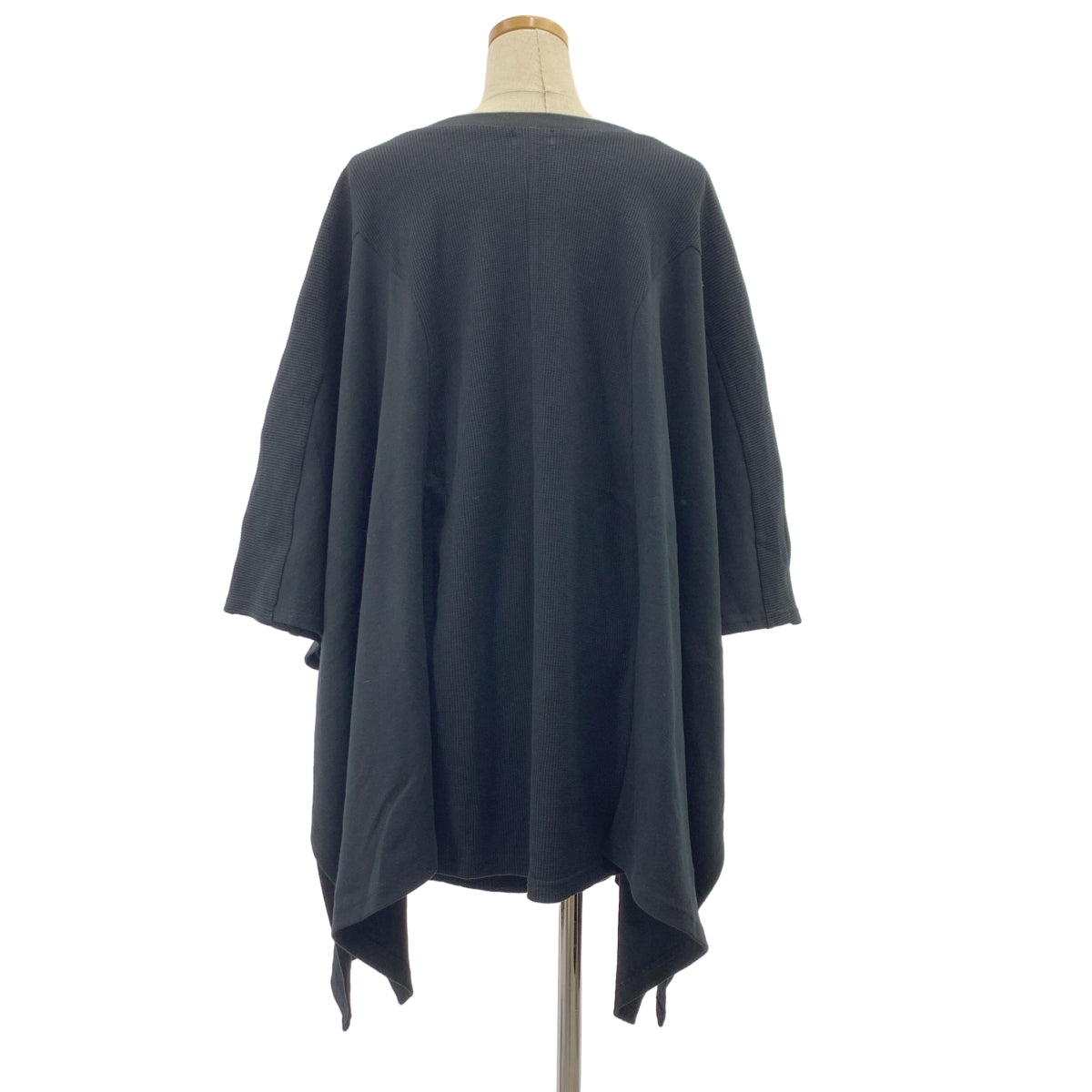 REKISAMI | 棉質華夫格套頭衫 | 尺寸 1 | 黑色 | 女款