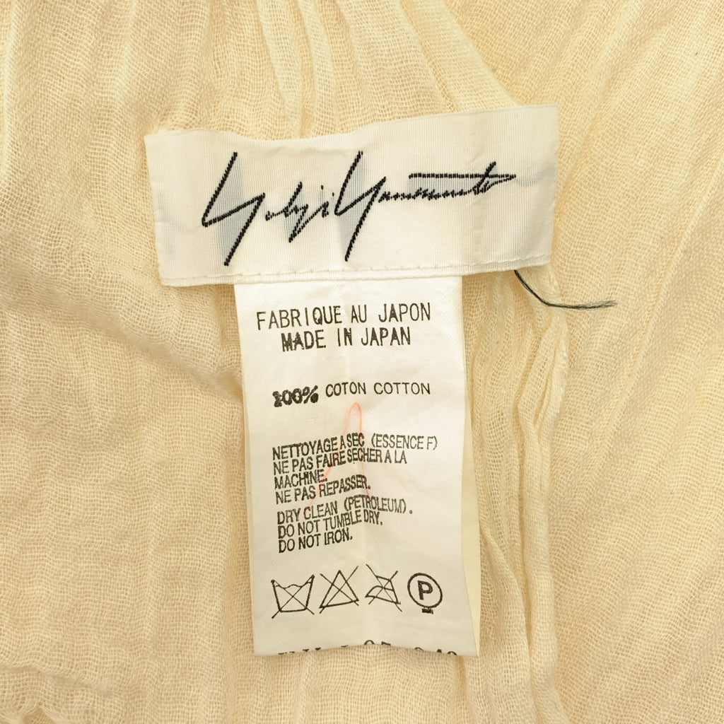 山本耀司 / Yohji Yamamoto | 1990年代 | 棉質流蘇長披肩 |