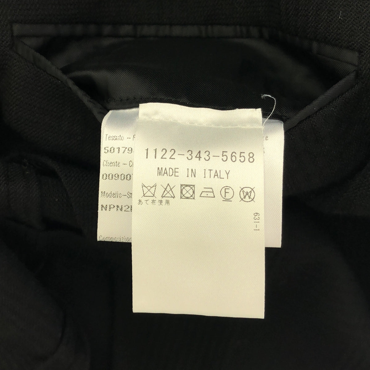 CARUSO / カルーゾ | ウール チェック テーラードジャケット | 44 | ブラック | メンズ