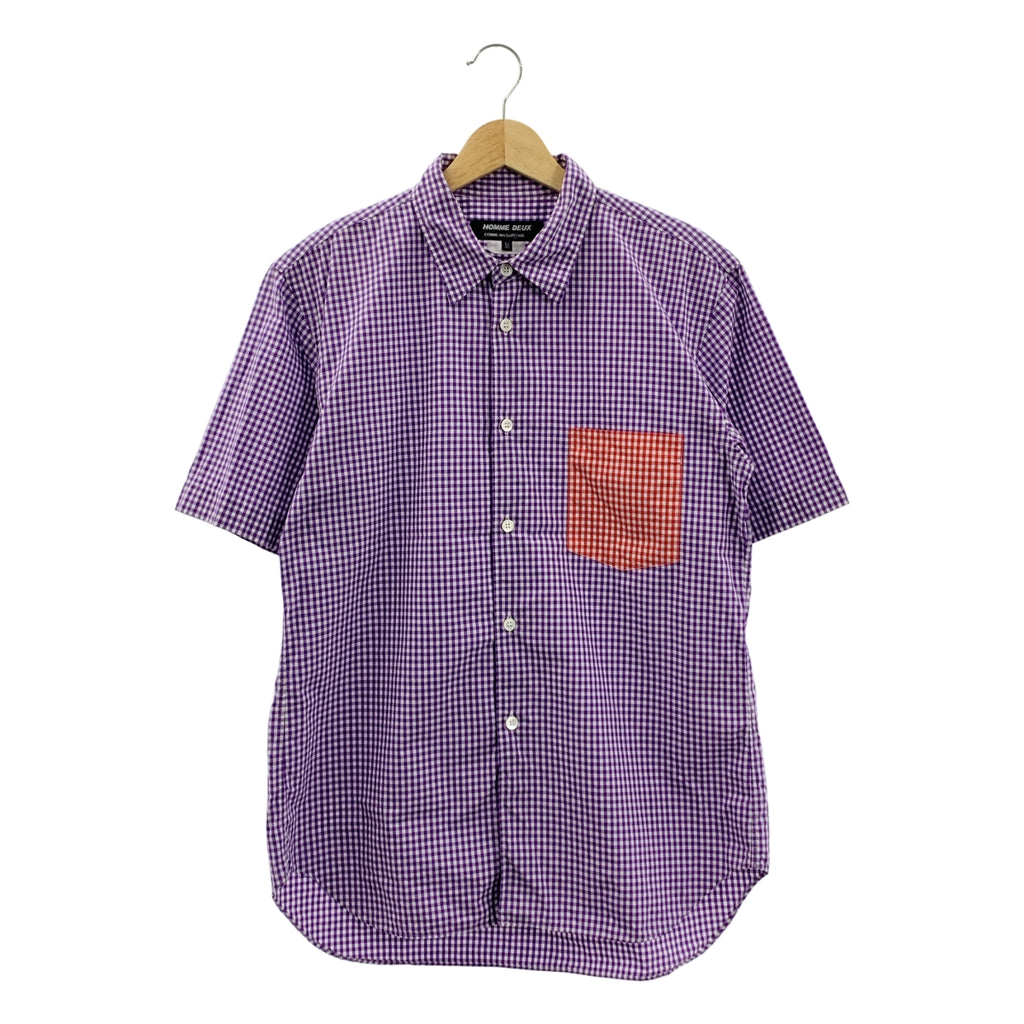 COMME des GARCONS HOMME DEUX / コムデギャルソンオムドゥ | 2013SS | コットン チェック レギュラーカラー シャツ | XS | メンズ