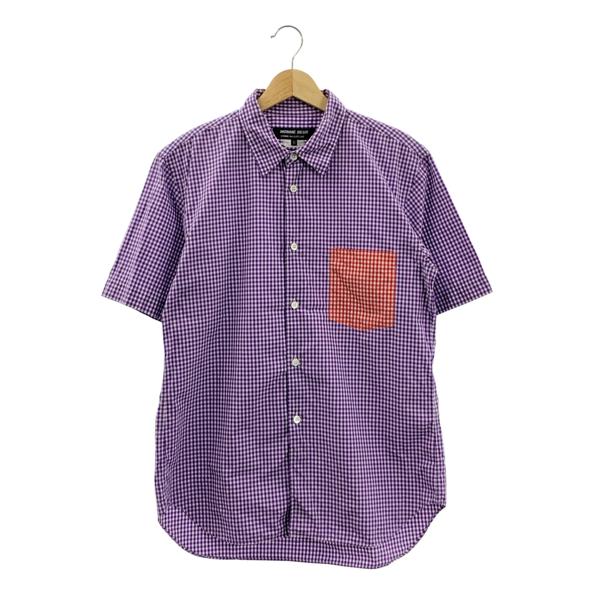 COMME des GARCONS HOMME DEUX / コムデギャルソンオムドゥ | 2013SS | コットン チェック レギュラーカラー シャツ | XS | メンズ