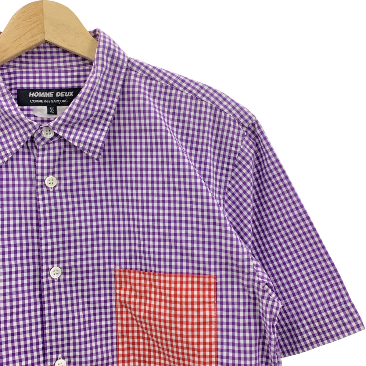 COMME des GARCONS HOMME DEUX / コムデギャルソンオムドゥ | 2013SS | コットン チェック レギュラーカラー シャツ | XS | メンズ