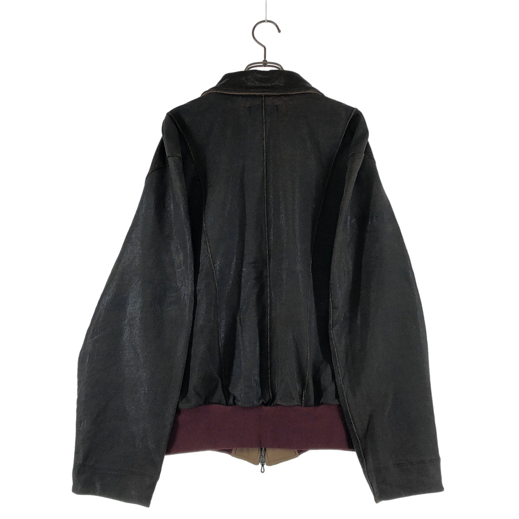 ANTHEM A / アンセムエー | 2025AW | CRACK TERRY BLOUSON / クラック スウェットブルゾン ジャケット | L | メンズ