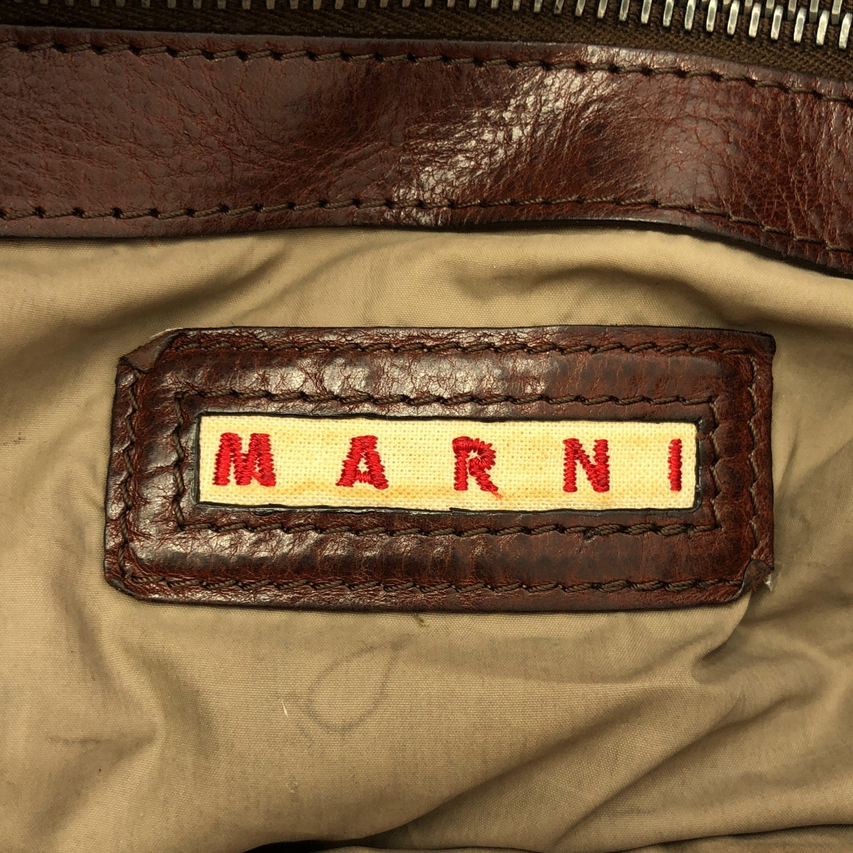 MARNI / マルニ | 2Way パテントレザー バルーン トート ショルダーバッグ | ブラック | レディース