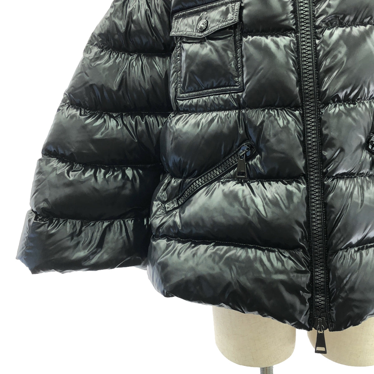 MONCLER / Moncler | AGNES 다운 판초 코트 | 0 | 블랙 | 여성