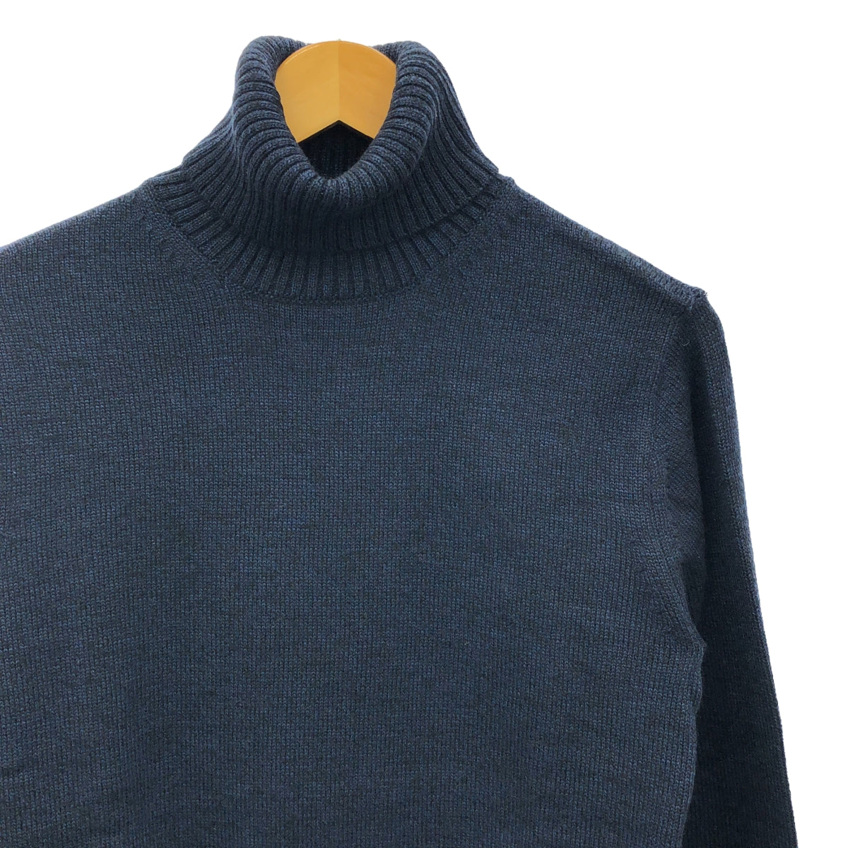 [Good Condition] TOMORROWLAND tricot | 2022AW | Merino Basic Turtleneck Knit | XS | Navy | Men's