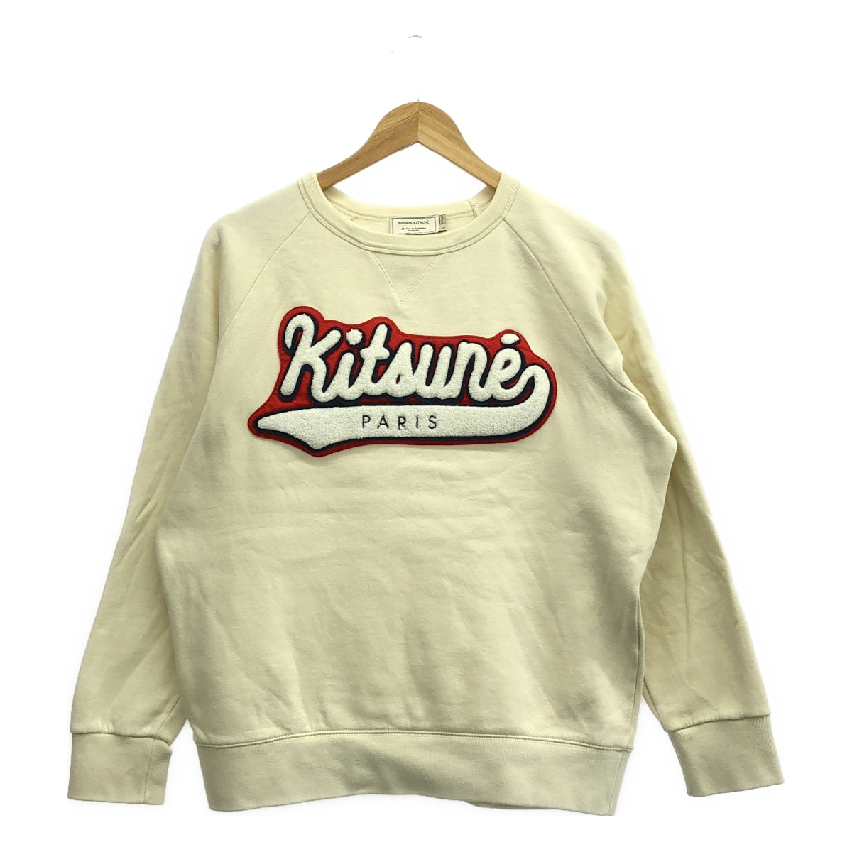 MAISON KITSUNE / メゾンキツネ | COLLEGE SWEAT クルーネック トレーナー | L | レディース