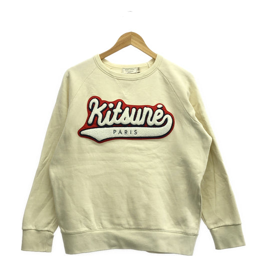 MAISON KITSUNE | COLLEGE SWEAT crew neck sweatshirt | L | Women's