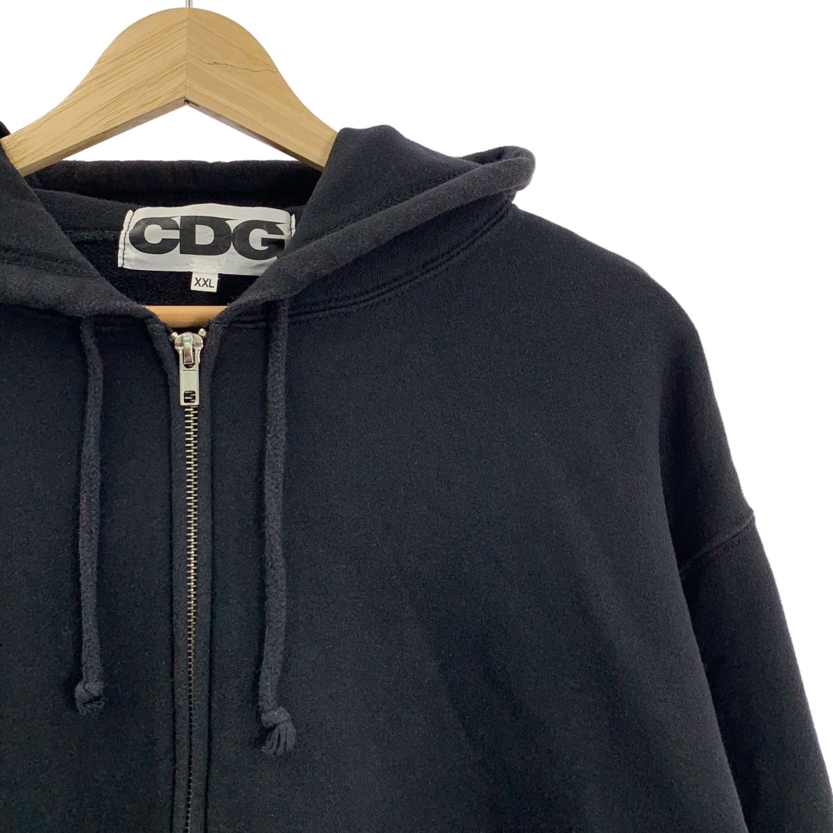 CDG by Comme des Garcons. / シーディージー コムデギャルソン | AD2019 | FLUORESCENT PRINTED HOODIE バックロゴプリント ジップ パーカー | XXL | メンズ