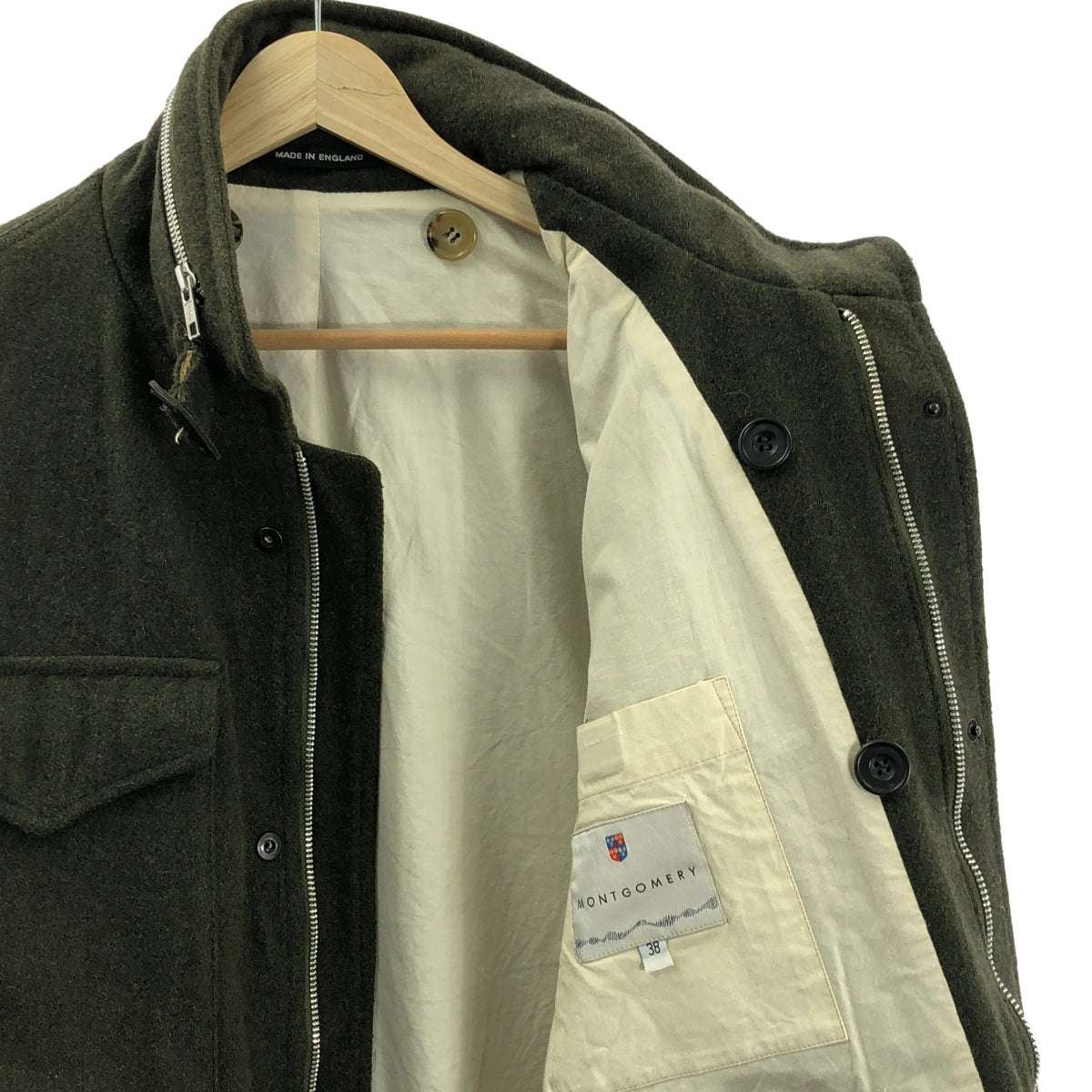 MONTGOMERY / 蒙哥馬利 | M-65 羊毛軍裝外套 | 38 碼 | 卡其色 | 男款