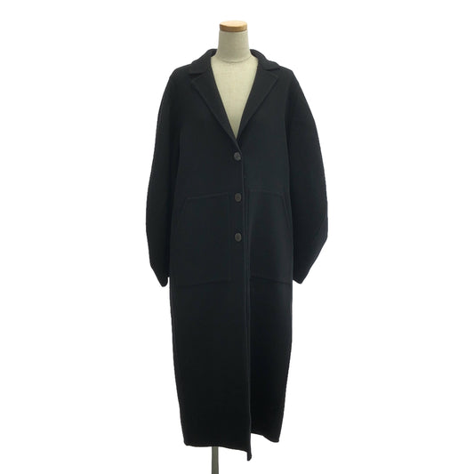 [Good Condition] LOEWE / Loewe | Circular Sleeve Belted Coat | 36 | Black | Women's