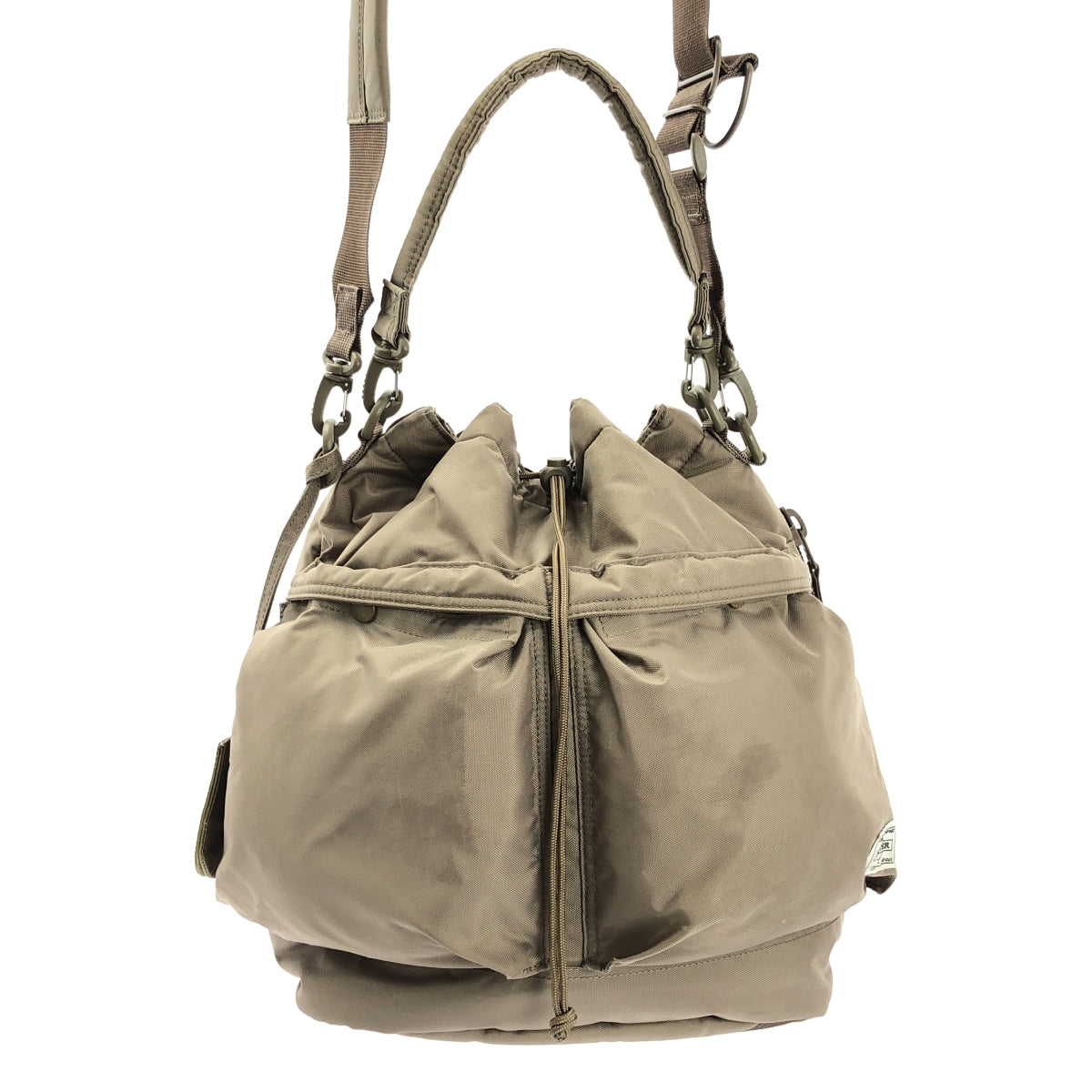 PORTER / 포터 | × HYKE 하이크 / 2way TOOL BAG LARGE TEFOX 도구 가방 대형 | 베이지 | 남성