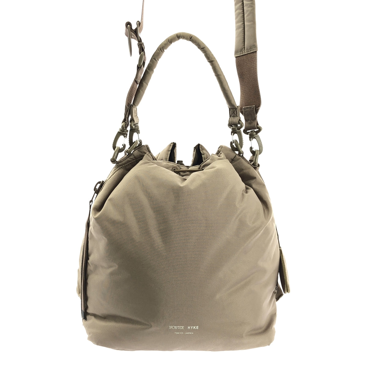 PORTER / 포터 | × HYKE 하이크 / 2way TOOL BAG LARGE TEFOX 도구 가방 대형 | 베이지 | 남성