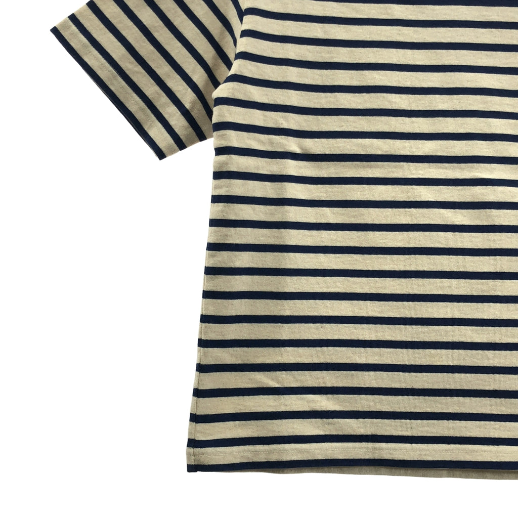 UNION LAUNCH / ユニオンランチ | ボートネック コットン ボーダー カットソー | S | レディース