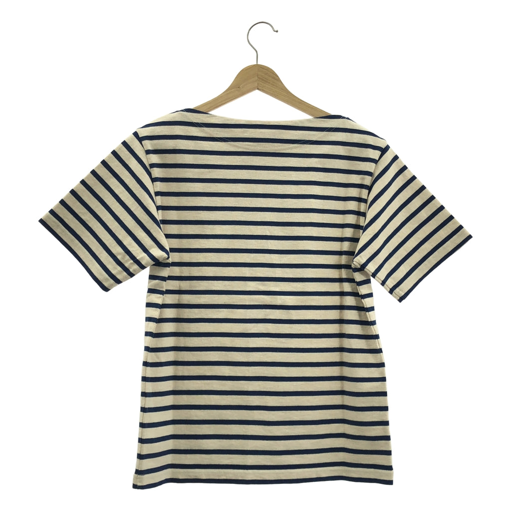 UNION LAUNCH / ユニオンランチ | ボートネック コットン ボーダー カットソー | S | レディース
