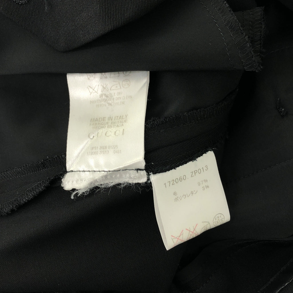 GUCCI / グッチ | ウール スリム フレアスラックス | 38 | レディース