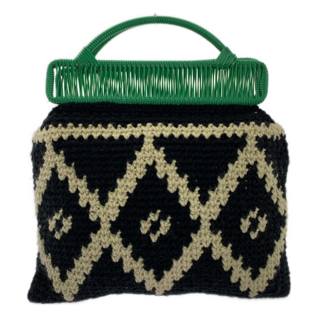 MARNI / 마르니 | MARKET CROCHET 크로쉐 니트 프레임 핸드 토트 백 |