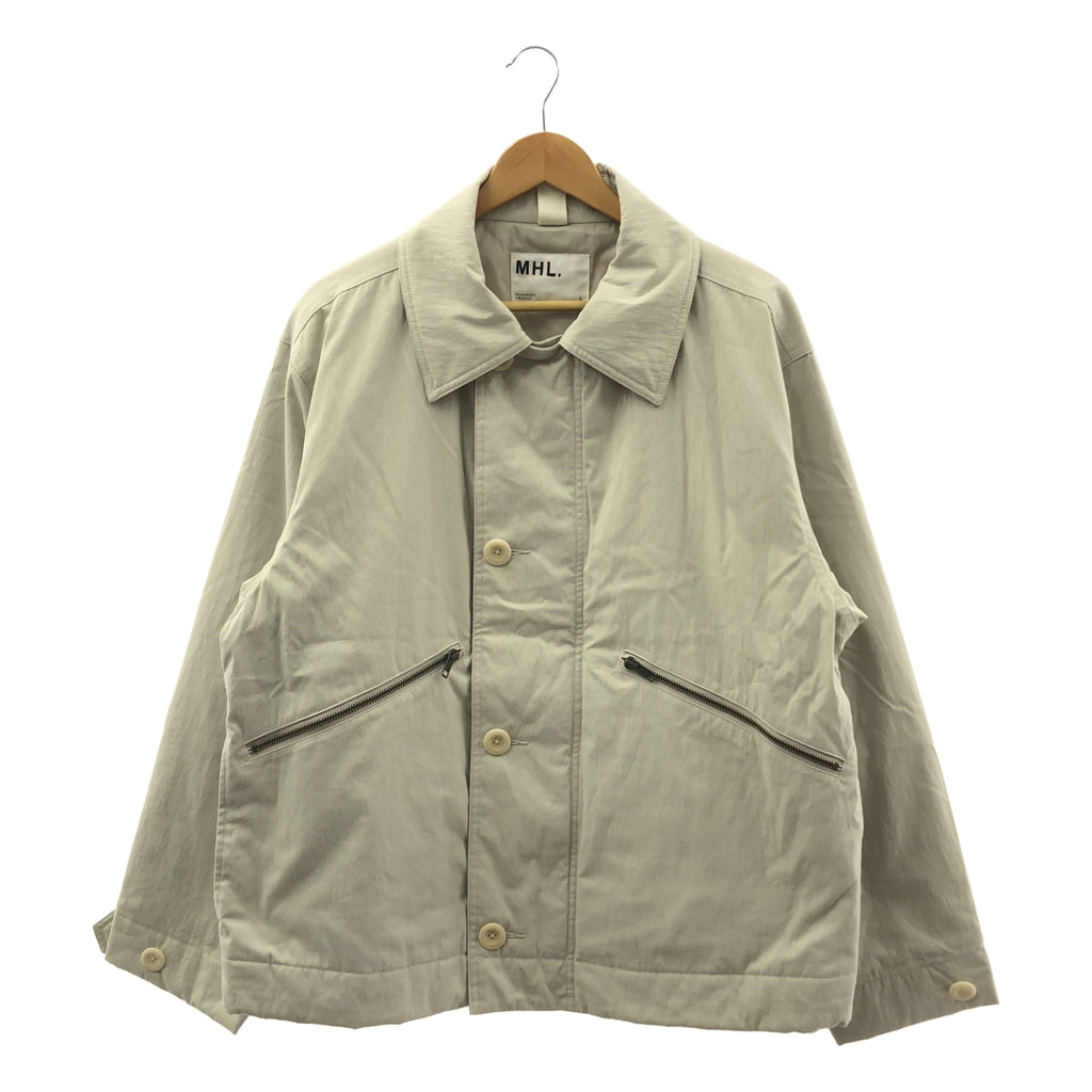 MHL. / 엠에이치엘 마가렛 하웰 | 2024AW | PADDED COTTON NYLON / 안솜 오버 재킷 블루존 | L | 남성